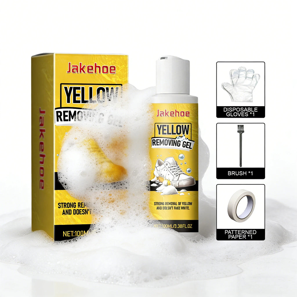 White Shoe Cleaning Gel Effectively Removing Stubborn Stains Preventing Shoes Yellowing Eliminate Odors Shoe Yellow Removing Gel Qme