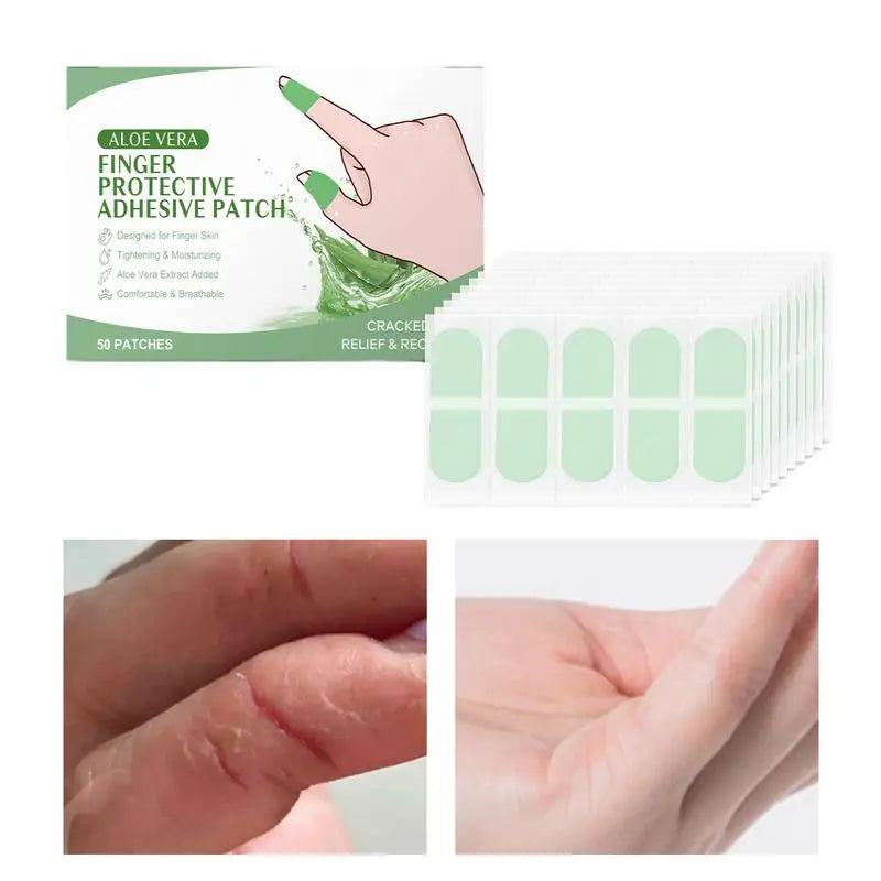 Box Cracked Hands Patches Moisturizing Dry Finger Tape Bandage Qme
