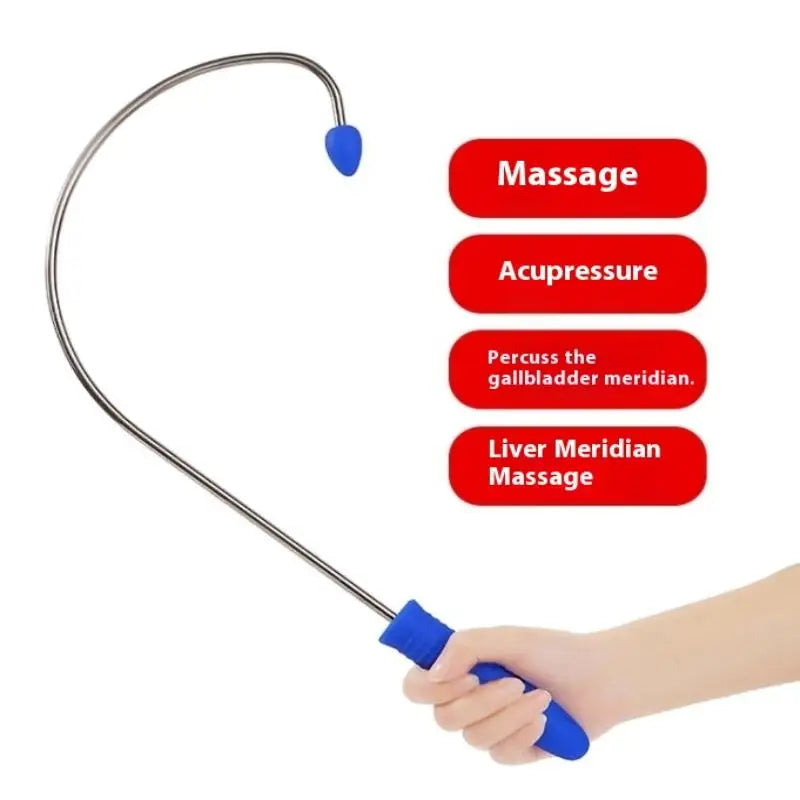 Shoulder Neck Back Leg Handheld Self Massager Trigger Point Massage Qme