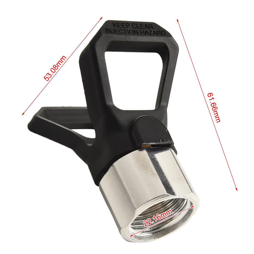 Airless Sprayer Nozzle Connector Thread Size G7/8-14 Airless Paint Sprayer Tip Guard Nozzle Holde Spraying Machine Nozzle Qme