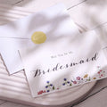 1Pc Will You Be My Bridesmaid? Wedding Bridal Shower Gift Card with Envelope, Bridesmaid Card Make a Beautifully Personalized I Qme B S