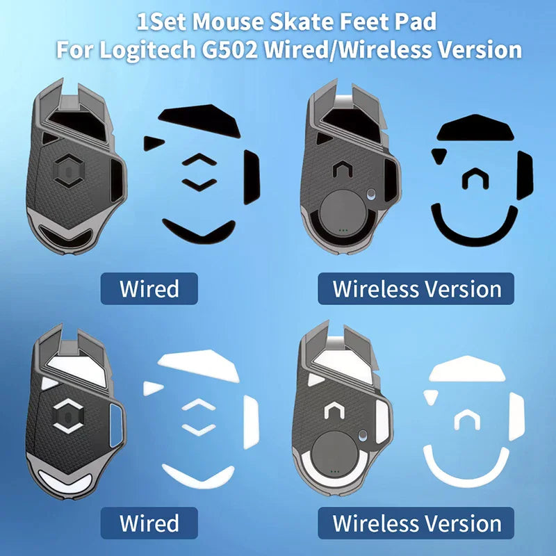 Mouse Skate Feet Pad G502 Superlight Glides Curve Edge Non-slip Foot Qme