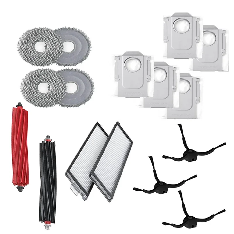 A02F-For Roborock Qrevo Slim Robot Main Side Brush Hepa Filter Vacuum Cleaner Replacement Parts Qme