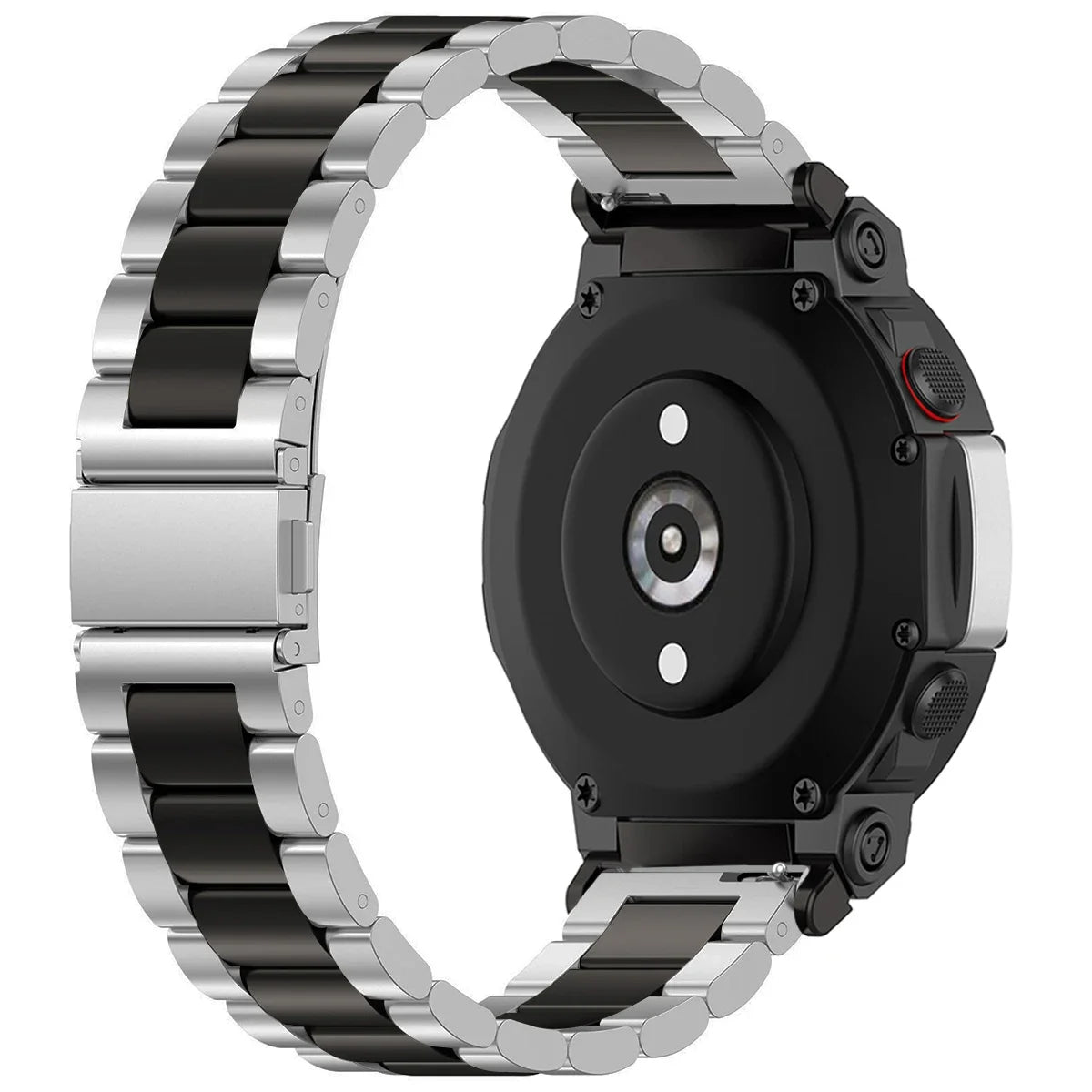 Luxurious Stainless Steel Band For Amazfit T Rex3 Smart Watch Strap Metal Bracelet For Huami Amazfit T Rex 2 Qme
