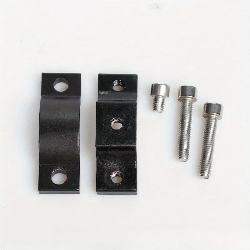 Bicycle and motorcycle headlight reflector fixing clamp handle fixing clamp bracket snap ring M6 screw headlight fixing tool Qme