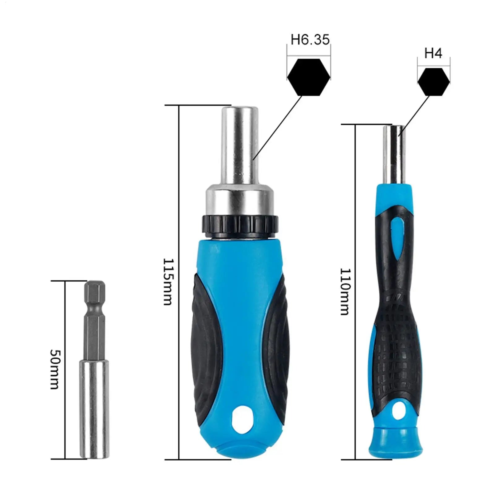 Multi Screwdriver Magnetic Portable Multifunctional Flathead Phillips Qme