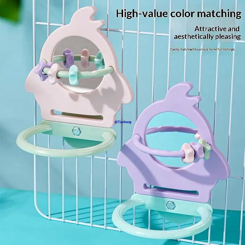 Grinding Teeth Stand Pole Gnawing Bird Toy Birdcage Accessories Qme