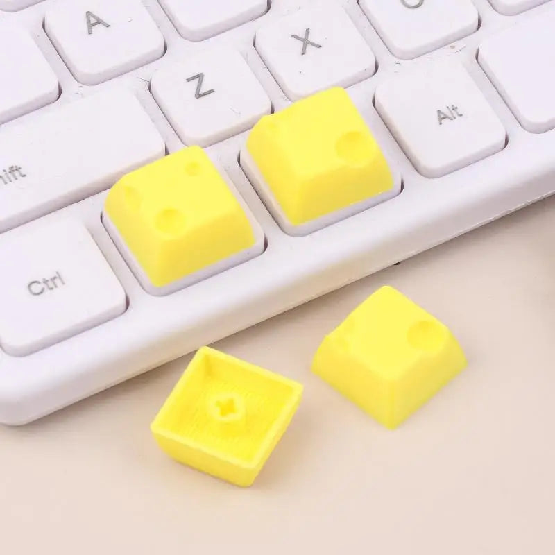Cute Chesse Cake Cube Keycap Mechanical Keyboard Cartoon Decoration Qme