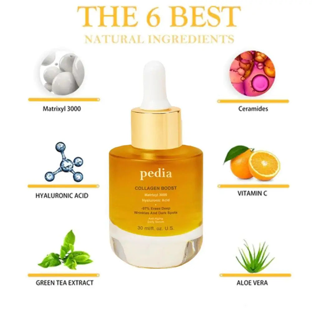 Face Serum Wash-free Collagen Essence Deep Hydration Moisturizer Qme