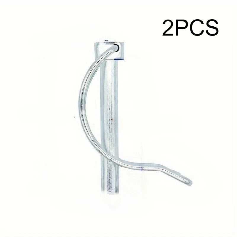 2pcs/4pcs Stainless Steel Spring Pin, Slotted D-type Souble Coil Lock Pin, Standard Type Spring Lock Pin Qme 2pcs