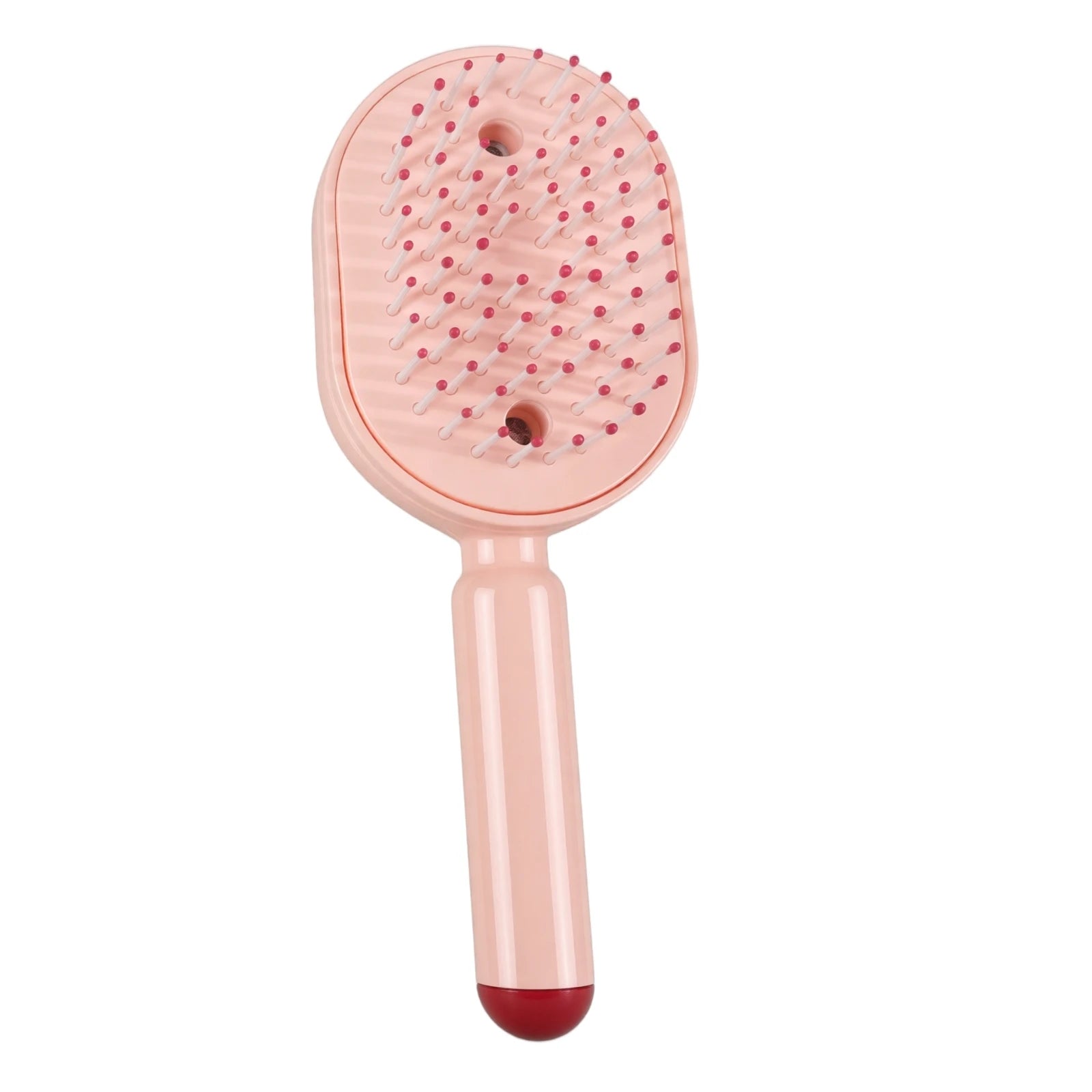 Spray Hair Straightener Comb for Smoothing and Hydrating Hair Brush for Frizz Control Air Cushion Massage Hair Caring Supplies Qme Pink