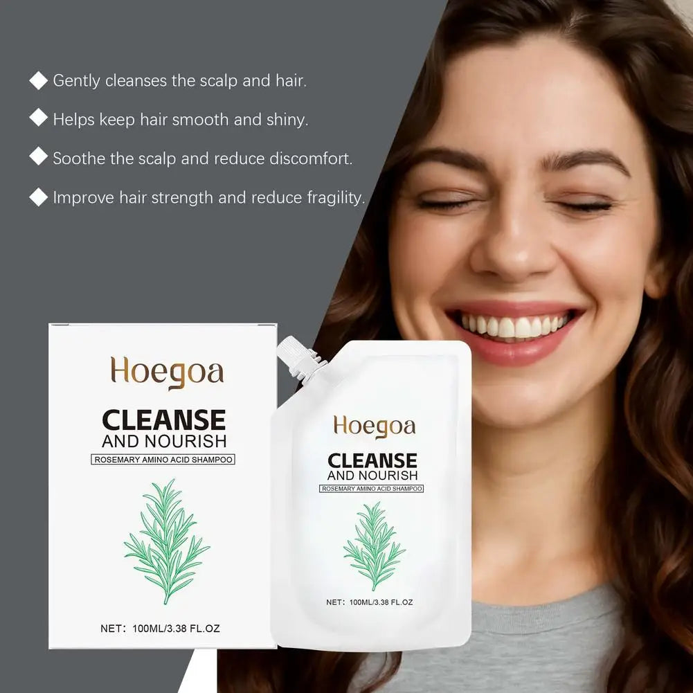 Rosemary Hair Shampoo Deep Nourishing Repair Split Ends Soothing Qme