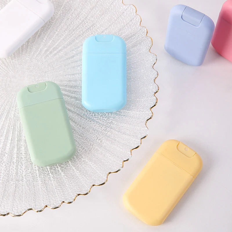Portable Refillable Fragrance Hand Sanitizer Alcohol Bottle Spray Qme