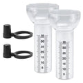 Rain Gauge Outdoor 2 Clear Glass Accurate Cups Stand Replacement Tube Qme China Mainland as shown