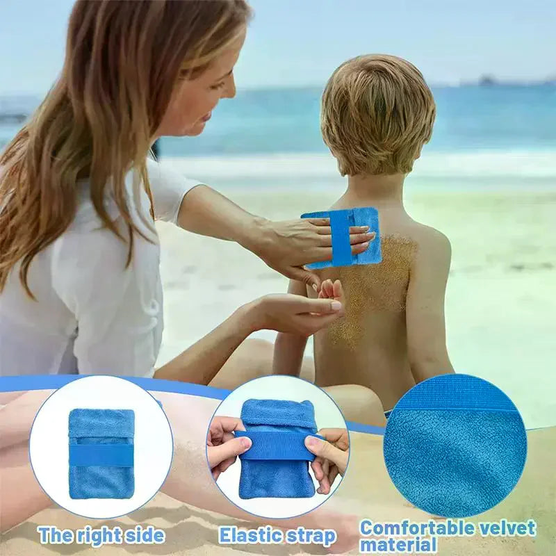 Sand Remover Beach Sandbag Powder Bag Removal Brush Vacation Camping Qme