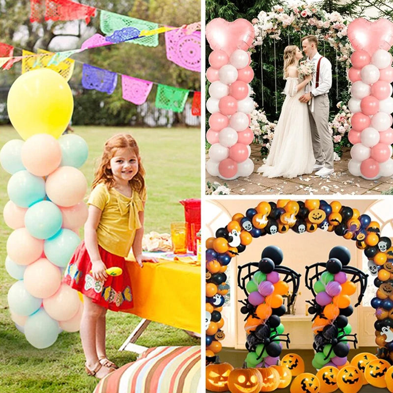 Balloon Column Stand Kit,Adjustable Balloon Column Kit, Metal Telescopic Pillar Balloon Stand, Birthday Party, Graduation, Weddi Qme