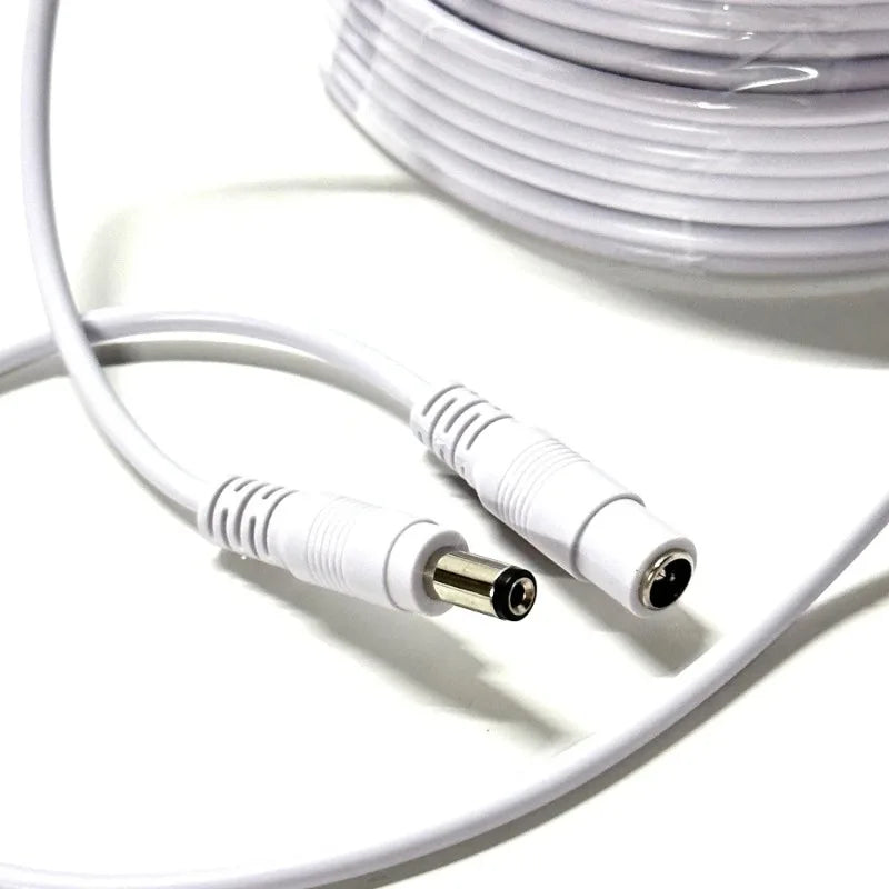 1PCS AHD Network Camera Cable with Power Integrated Cable OD5.0mm All-in-One Ethernet Power Cable Ready-to-Use Qme