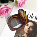 Fashion Summer Trendy Color Clear Wide Version Square Acrylic Resin Bracelet Women Girl Ins Party Travel Jewelry Hip Hop Bangle Qme touzhong 63mm