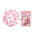Shower Cap Women Elastic Reusable Hair Bath Caps Waterproof Bathing Qme pink flower