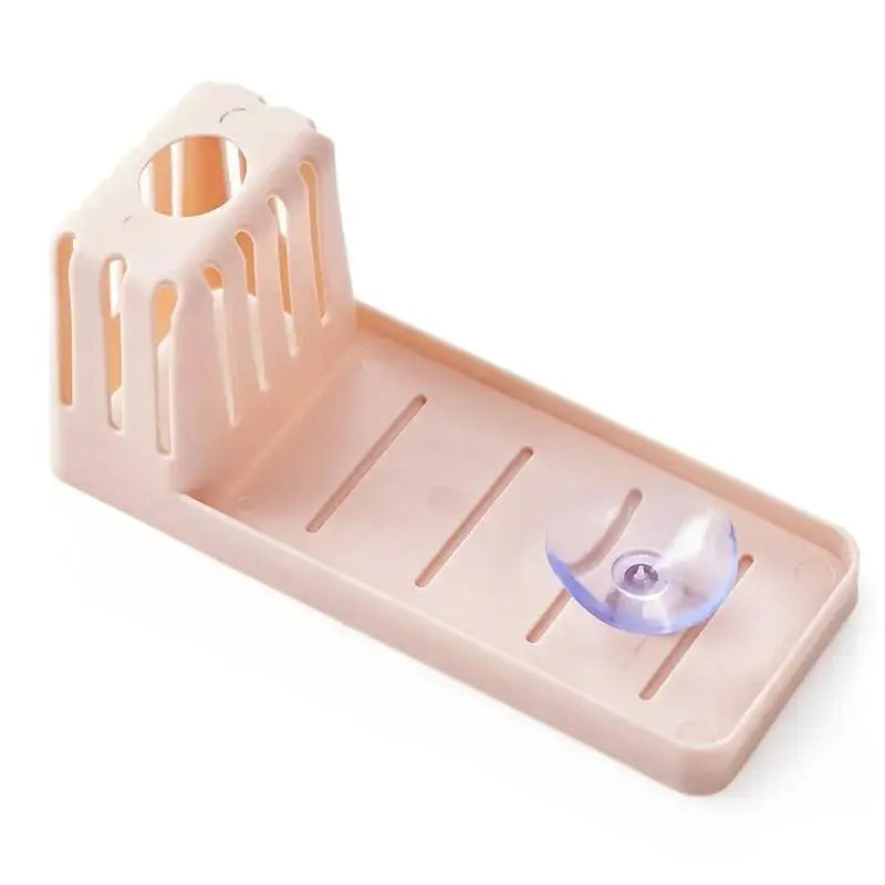 Kitchen Convenience Accessories Sink Shelf Suction Cup Sponge Drain Qme Pink