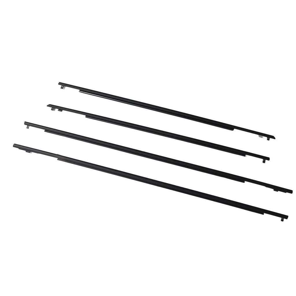 4 Pcs Door Belt Moulding Weatherstrips 75710‑47021 Outside Window Belt for 2010 to 2015 75740‑47021 75730‑47021 Qme