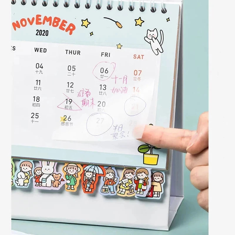 50 sheets Transparent Posted it Sticky Note Pads Notepads Posits Papeleria Journal School Stationery office Supplies Qme