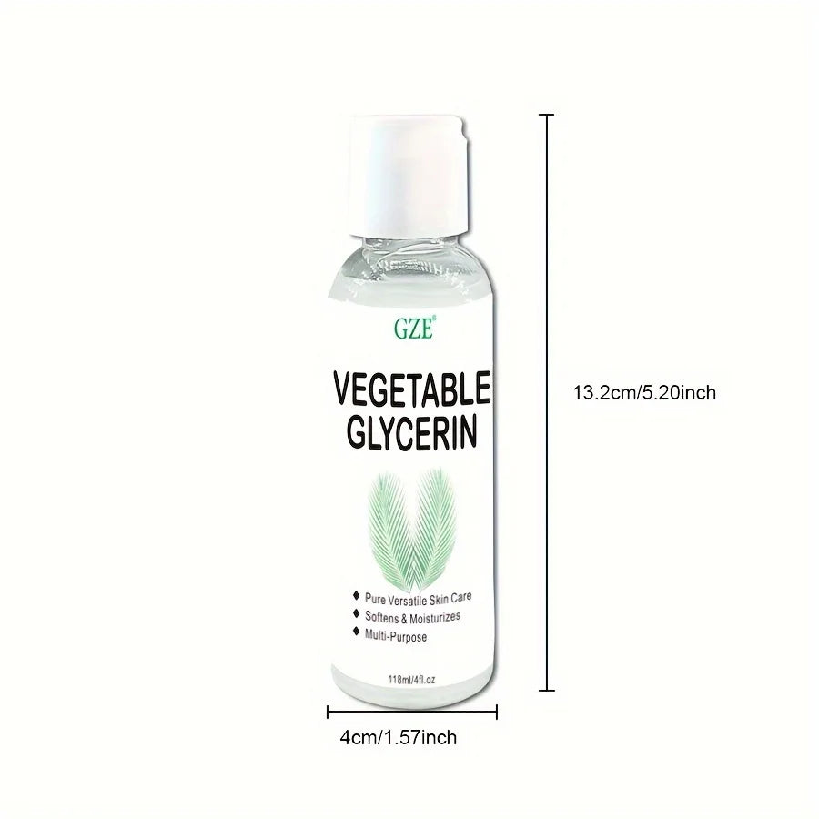 GZE Vegetable Glycerin, 100% Pure, Versatile Skin Care, Softening and Moisturizing, Multi-PURPOSE AND VERSATILE SKIN CARE Qme