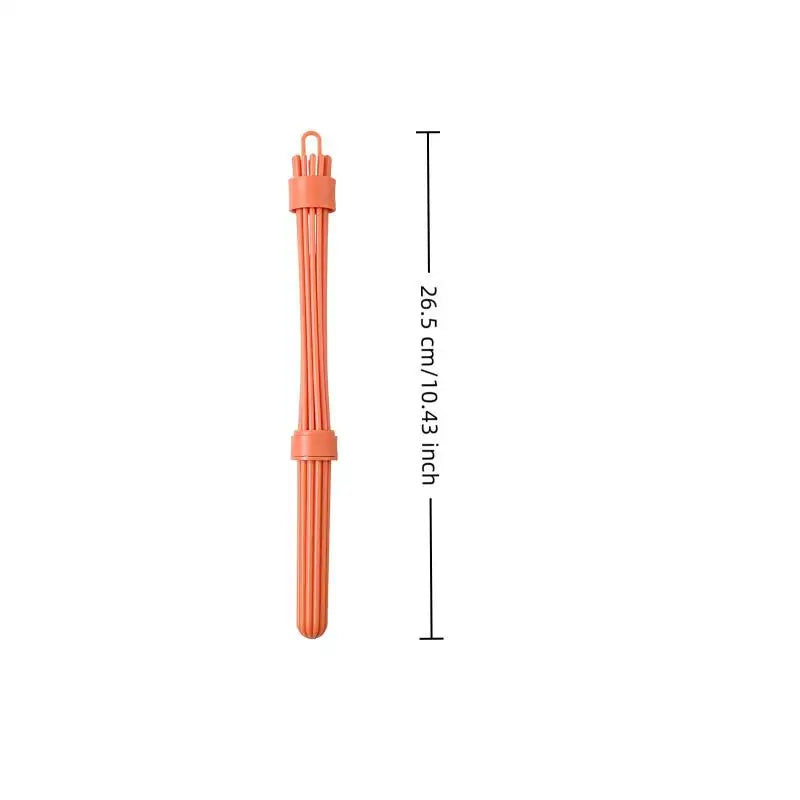 Multifunctional Manual Whisk Semi-automatic Egg White Cream Cake Hand Qme Orange