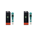 A02F-2X 7 In 1 PH/TDS/EC/ORP/Salinity /S.G/Temperature Meter C-600 Water Quality Tester For Drinking Water,Aquariums PH Meter Qme WhiteBlue