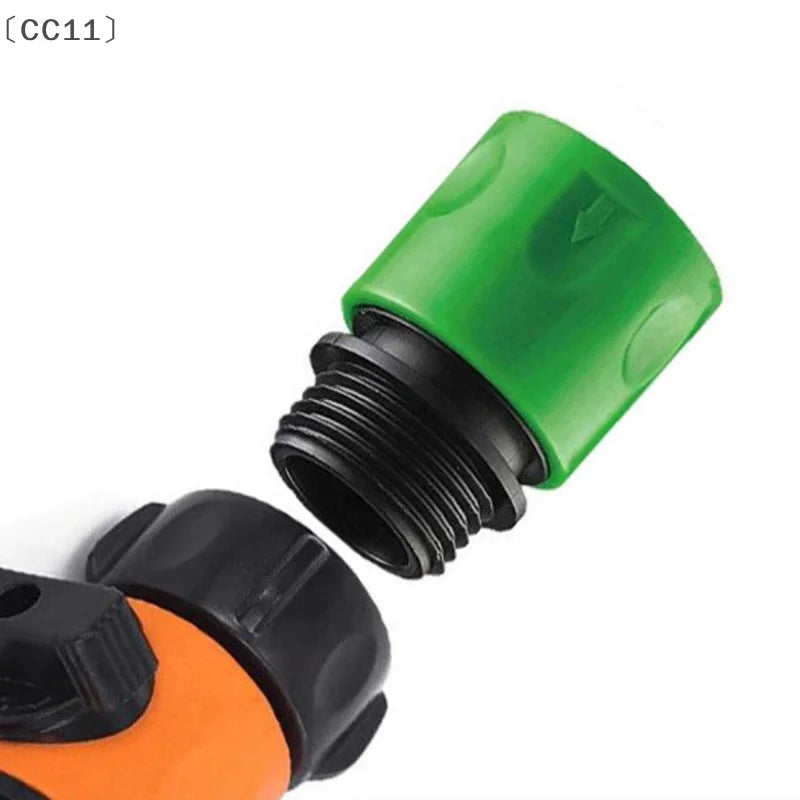 CC115Pcs Garden Hose Quick Connector 3 Internal External Threaded Qme
