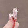 Cartoon Alpaca Shaped Brooches Women Men Zodiac Sheep Animal Weddings Party Brooch Pins Gifts Qme A1