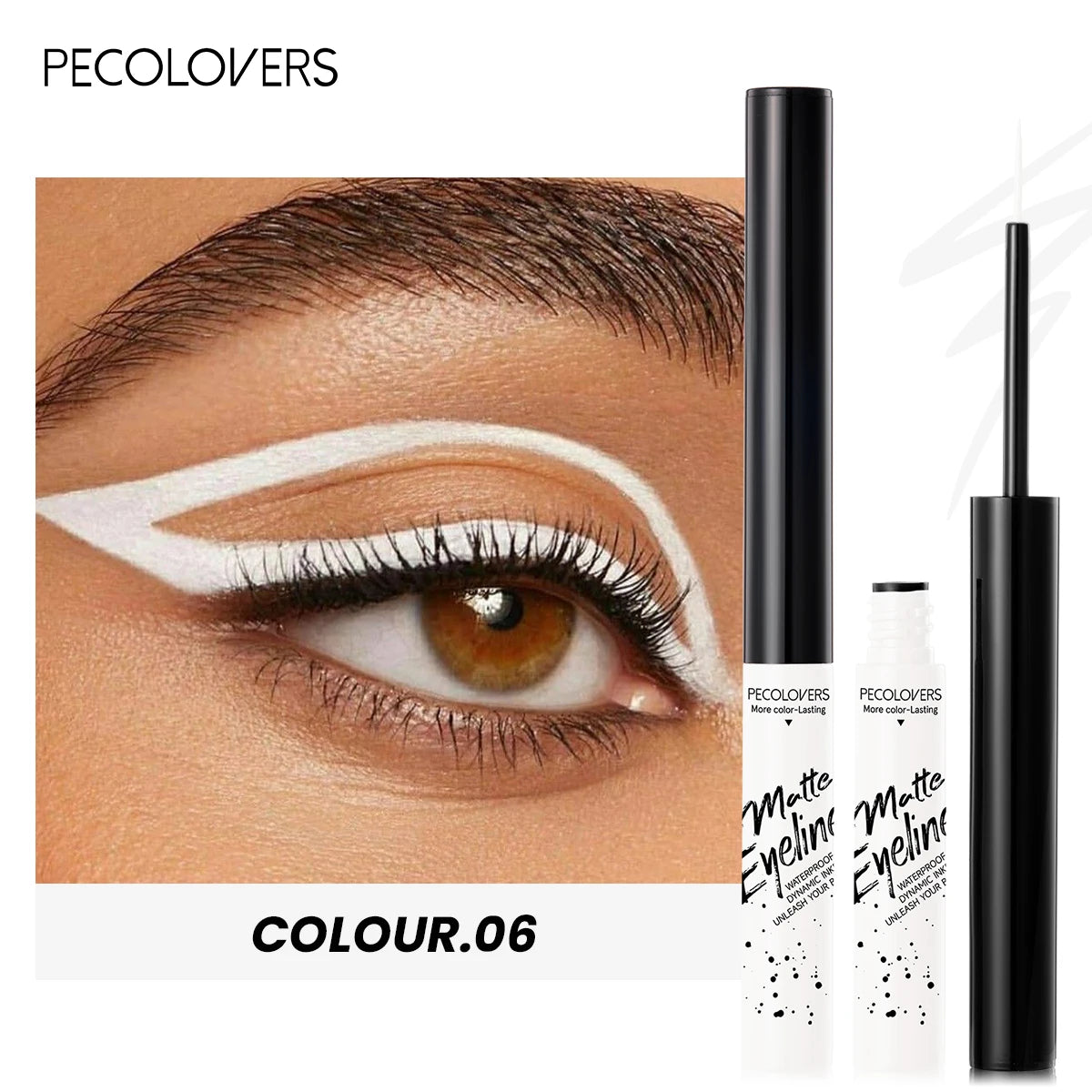 Matte Eyeliner Liquid Pen Multi-color Selection Waterproof Sweat Qme 06