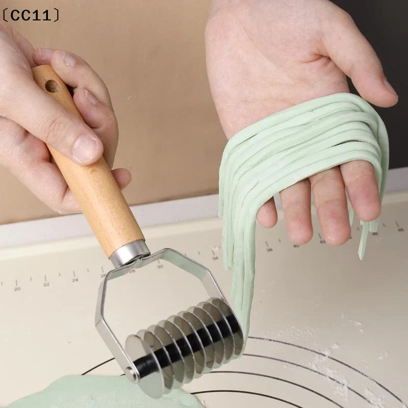 Stainless Steel Manual Spaghett Cutter Pasta Machine Dough Noodles Qme