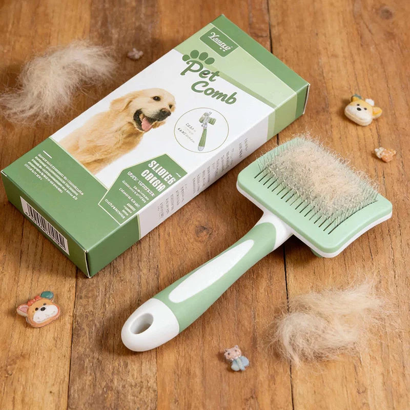 1 Pet Comb Needle Dog Cat Button Grooming Supplies Qme