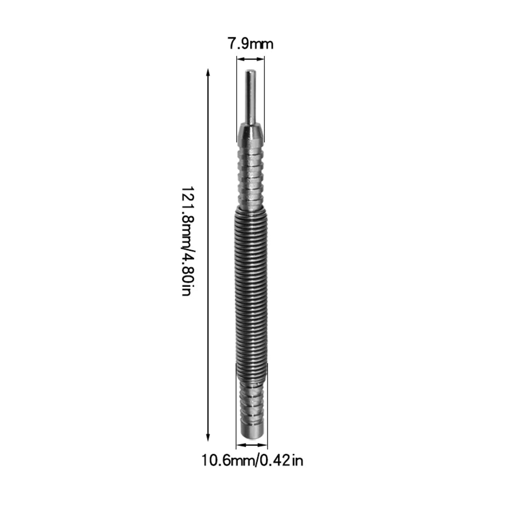 1/2Pcs Spring Tool Hammerless Nail Set Double Head 1/16&3/32inch Center Pin Punch Door Pin Removal Tool Wood Press Dent Marker Qme