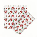 1 roll of Christmas kitchen paper Thickened three-layer roll paper, disposable kitchen cleaning wet and dry household - lazy rag Qme Christmas gift box