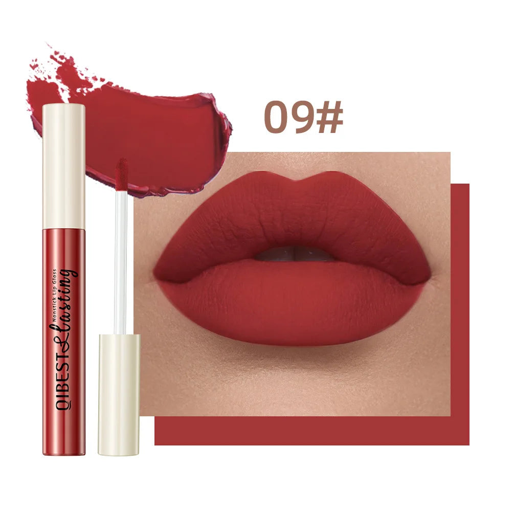 Nude Matte Lip Gloss 24 Colors Long-lasting Velvet Lipstick