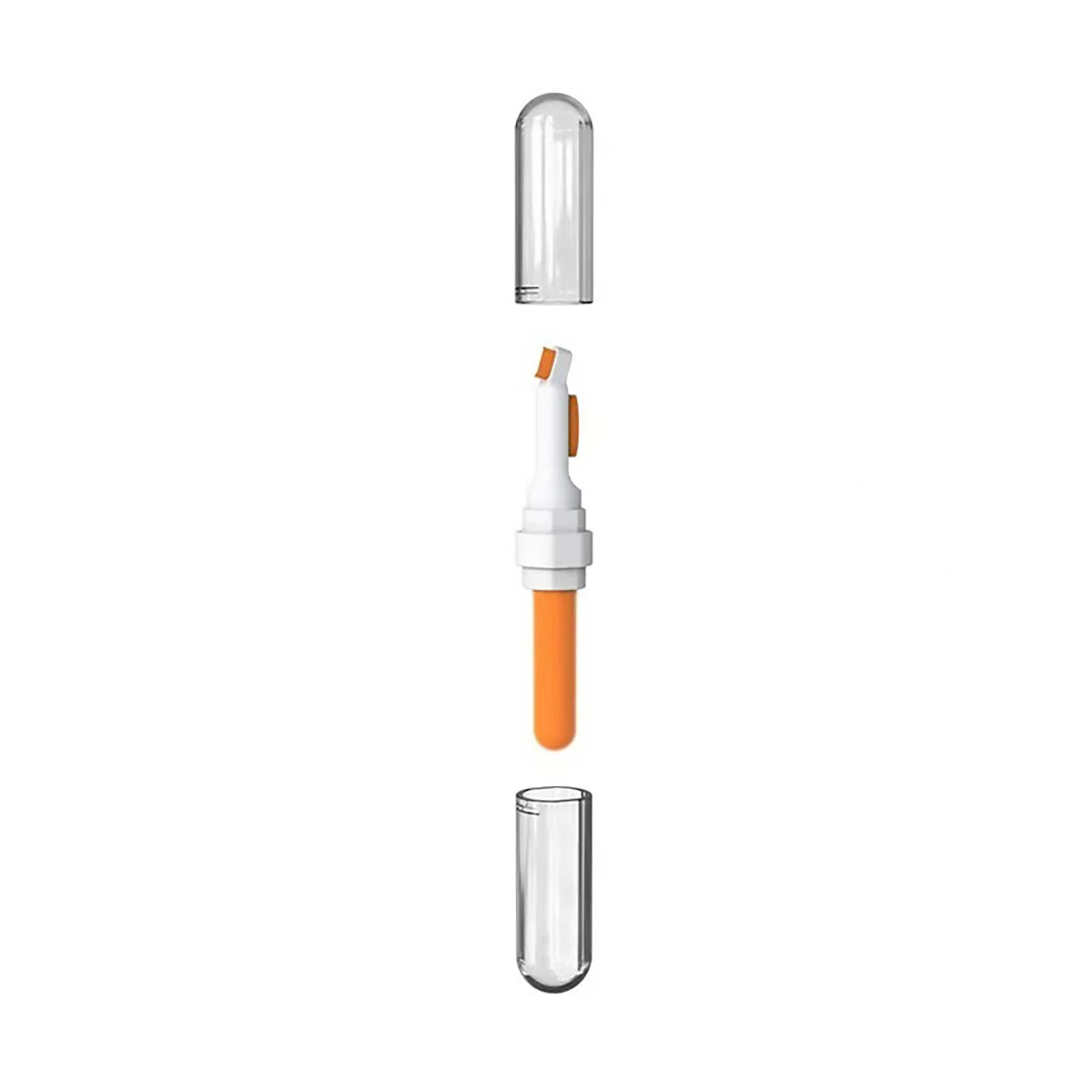 3-in-1 Bluetooth Earphone Cleaning Brush Perfectly Compatible Airpods Qme Orange