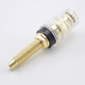 5pcs Brass Long Binding Post Connector Audio Speaker Amplifier Audio Adapter for 4mm Banana Plug Terminal Connectors C4 Qme black