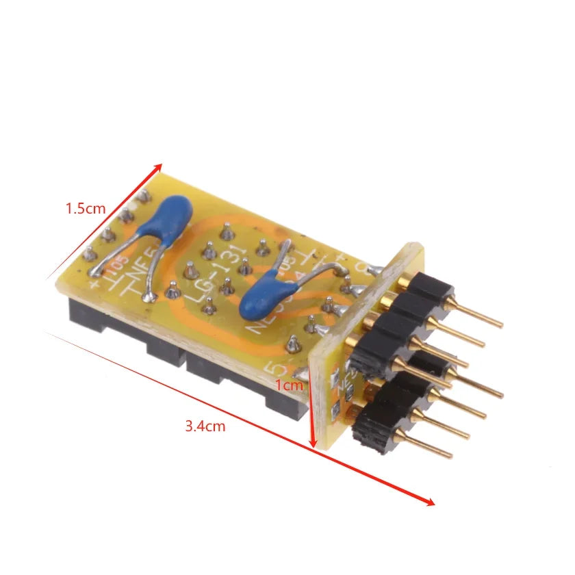 Dual Single DIP8 OP-Amp Audio Opamp Adaptor Conversion Seat NE5534 Qme