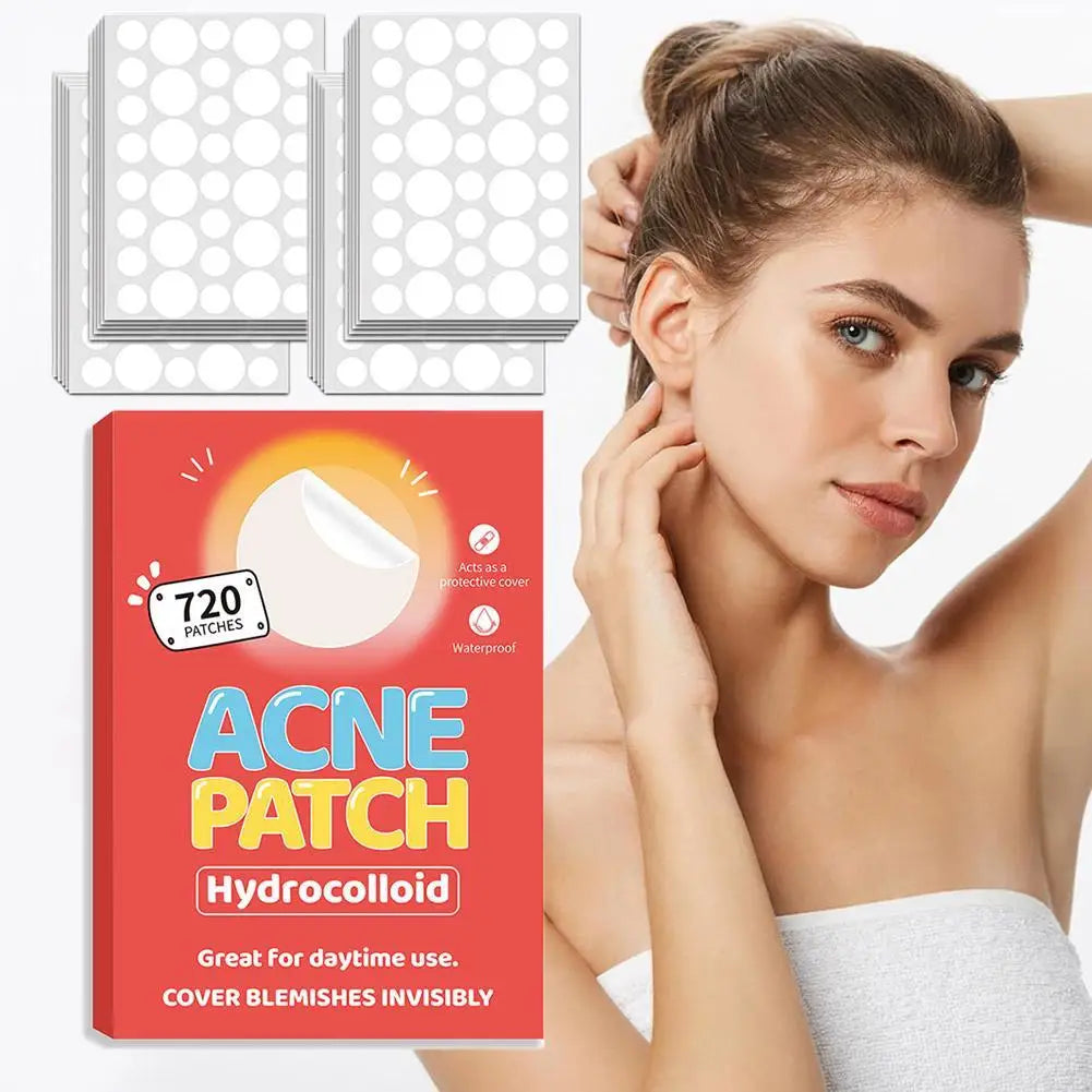 Invisible Hydrocolloid Patches For Covering Zits And Blemishes, Acne Pimple Patches For Face Spot Stickers For All Skin Types Qme
