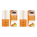 Turmeric vitamin c eye cream stick nourish skin, improve fine lines, relieve eye bags and dark circles, brighten eye skin Qme 6g 2pcs A Box