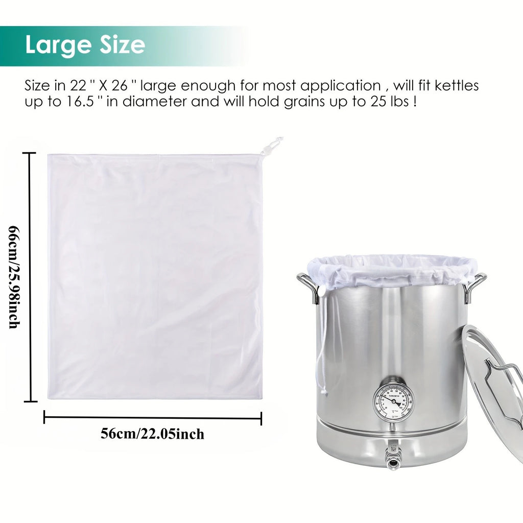 Reusable filter bags, suitable for cold brew coffee,tea the fine mesh is used to produce a fine pure pulp without pulp residue, Qme