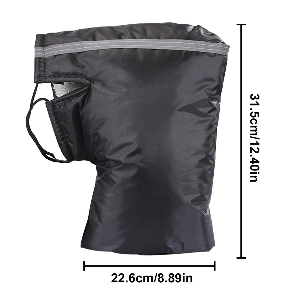 1pair Road Bicycle Handlebar Mittens Waterproof Winter Motorcycle Gloves Bike Handle Cover For Touring Camping Scooters Mountain Qme