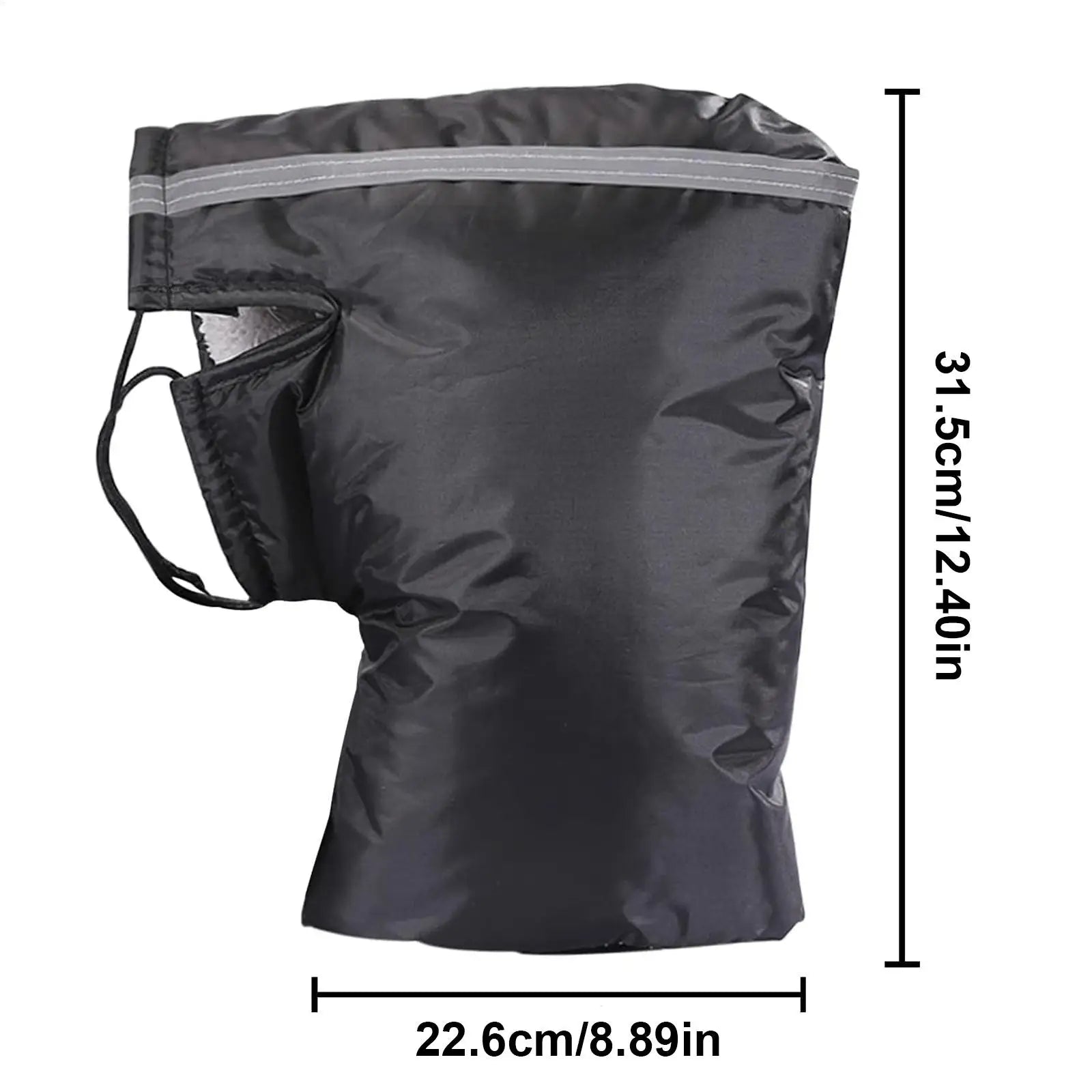 1pair Road Bicycle Handlebar Mittens Waterproof Winter Motorcycle Gloves Bike Handle Cover For Touring Camping Scooters Mountain Qme