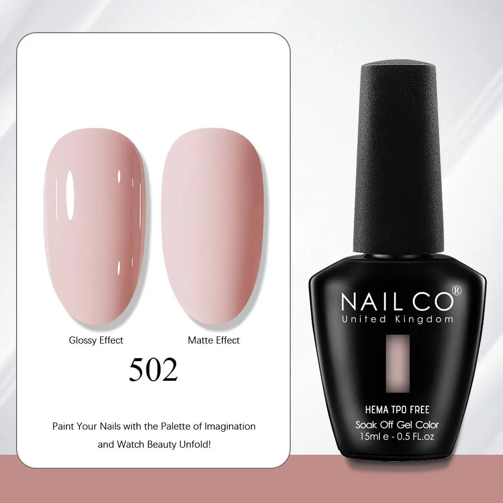 NAILCO Gel Nail Polish Nails Semi-permanent UV Varnish Glitter Glass
