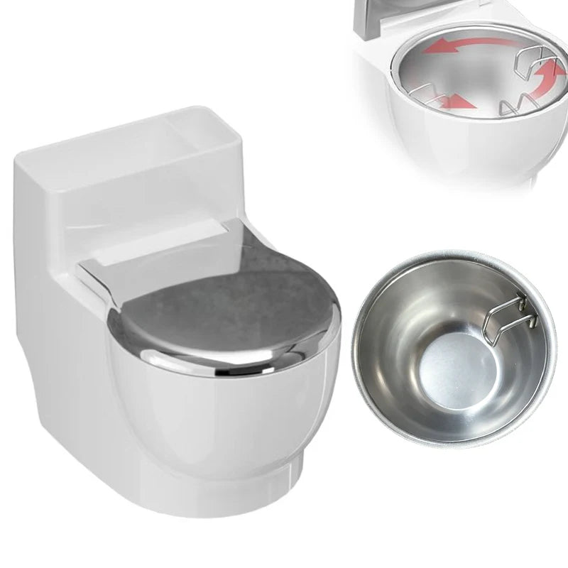 Cat Dog Small Funny Bowl Dogs Cats Hilarious Gravity Toilet Water Qme C