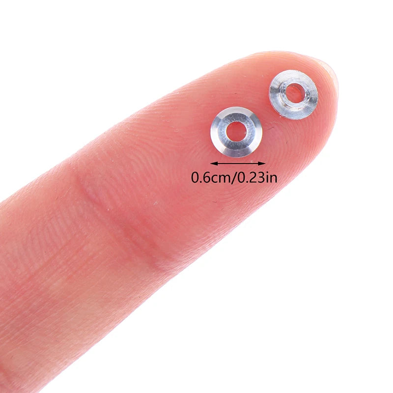 Mini Metal Washer Gasket Shim Spacers 520 Ball Bearing Guide Wheel Qme