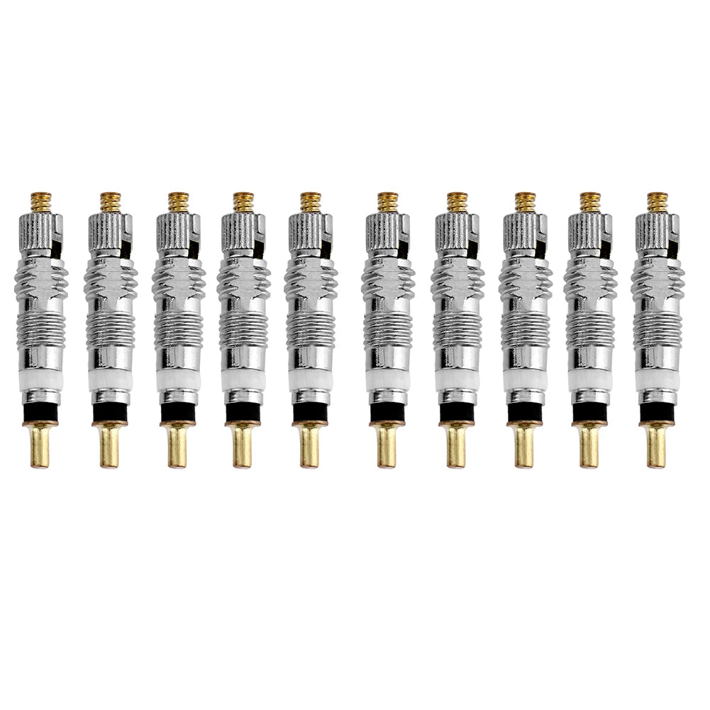 5-30PCS Bicycle Removable Valve Core Bike Replacement Brass Tubeless Core for Road MTB Bike for Road MTB Bike Repair Tools Qme 10Pcs