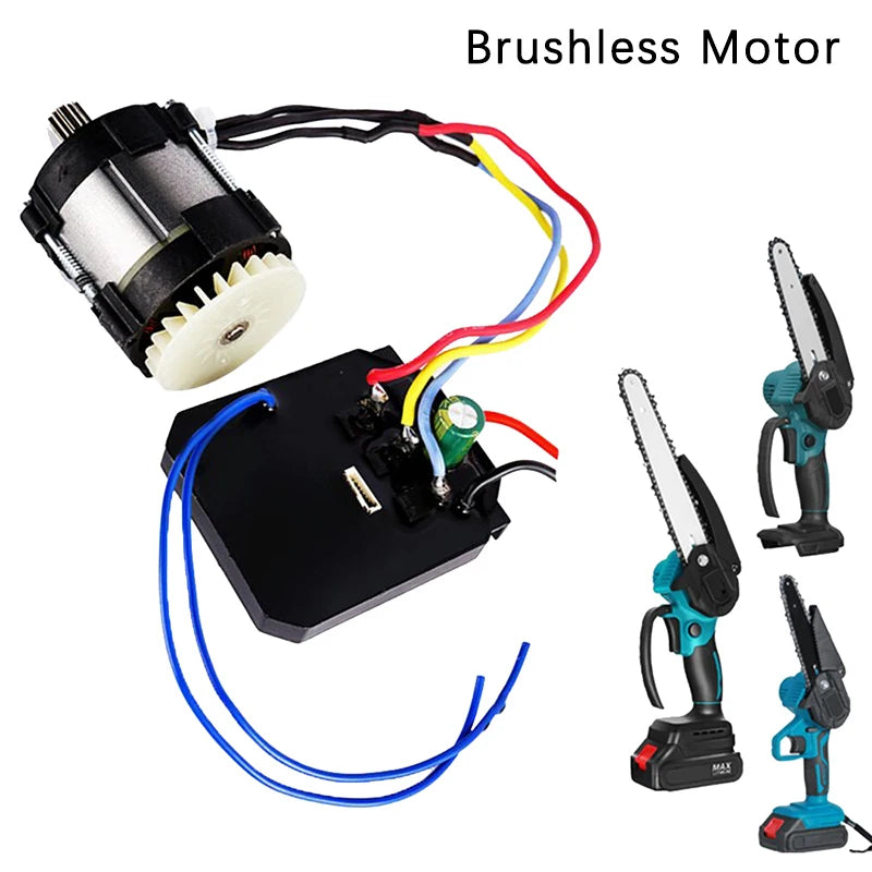 Brushless Motor Replace For 4/6/8 Inch Cordless Electric Chainsaw Upgrade Power Tools Accessory High-strength Tempered Glass. Qme